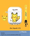 Lovely Pokemon Pikachu Duck Transparent Airpod Case | Silicone Case for Apple AirPods 1, 2, Pro